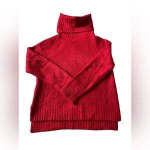 Vici Vibrant Red Turtleneck Sweater